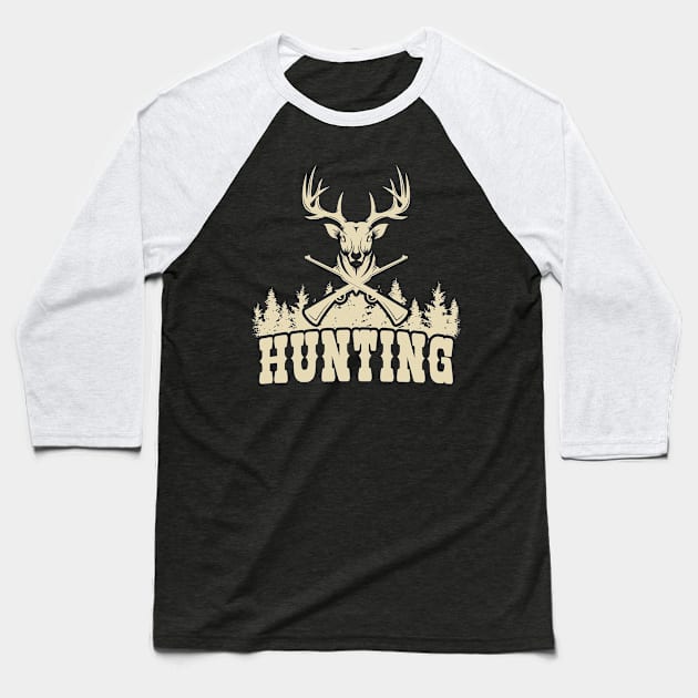 Hunting Baseball T-Shirt by Foxxy Merch